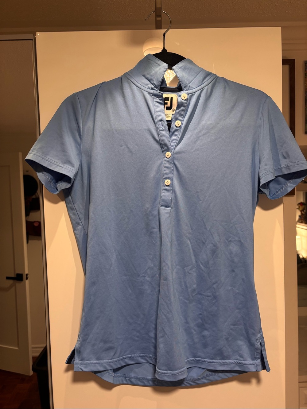 FootJoy Sky Blue Short Sleeve Golf Polo
